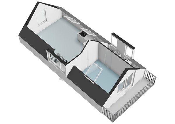 Floorplan - Sint Aagtenstraat 14C, 2312 CB Leiden